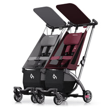 "Beberoad R1 Twin Stroller Configuration - Two Strollers Combined Side by Side"