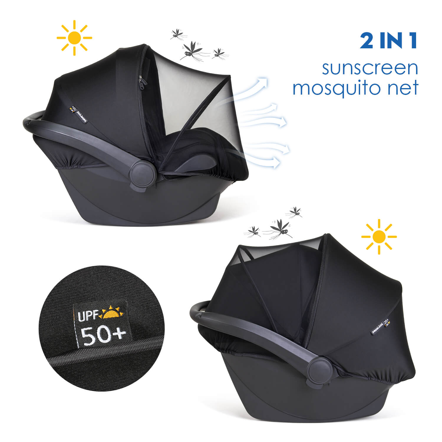 Baby Car Seat Mosquito Net