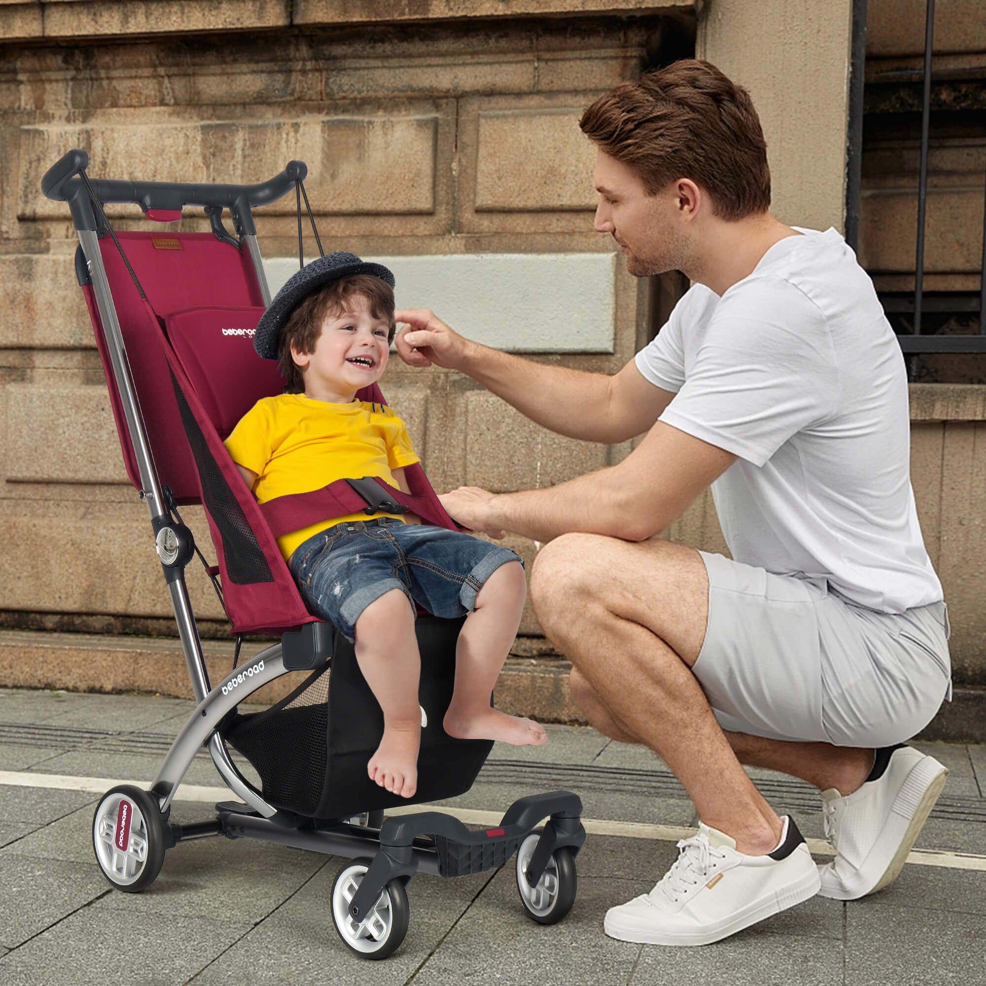 bebelove umbrella stroller Beberoad R1 Auto-Folding Baby Stroller | Ultra Lightweight 11.5lbs