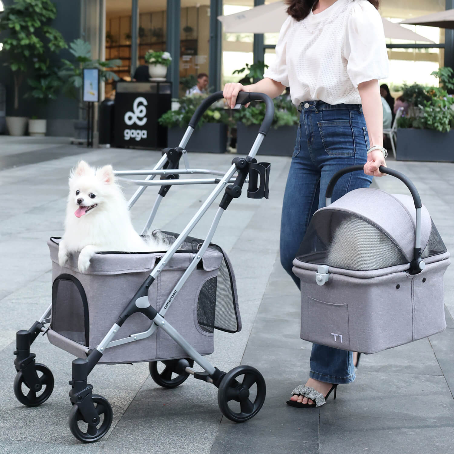 T1 Double Pet Stroller